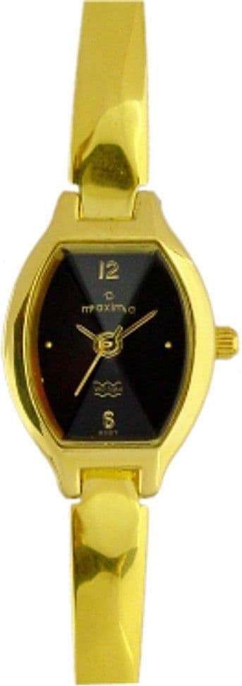 Maxima 08587BMLY Gold Analog Watch  - For Women