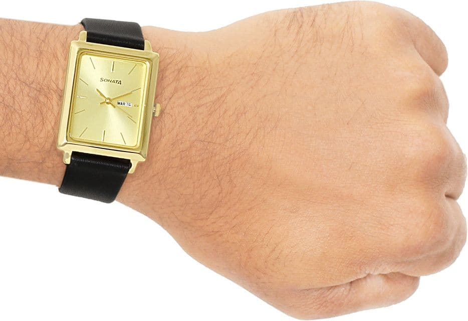 Sonata 7078YL04 Fiber Collection Analog Watch  - For Men view 4