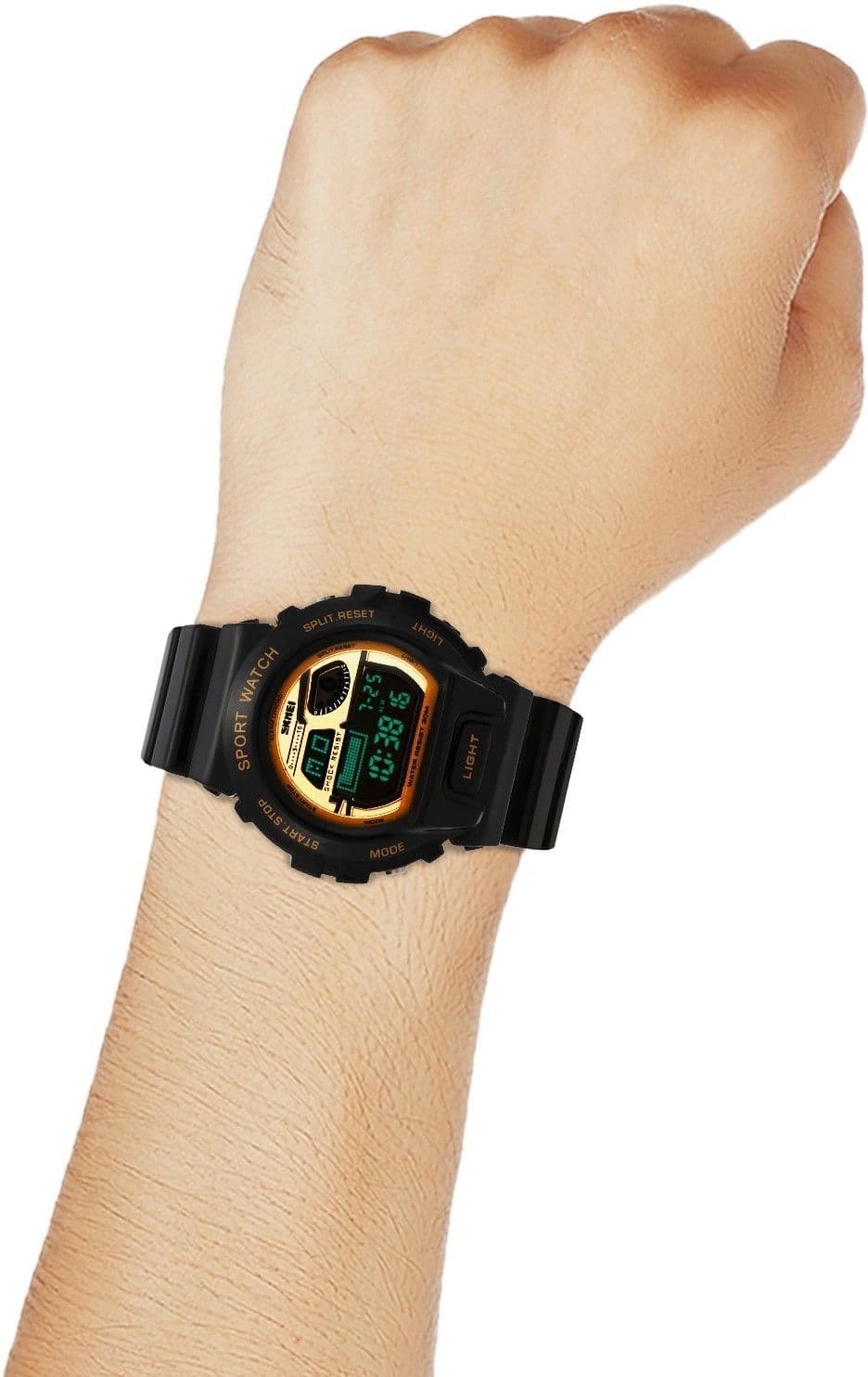 Skmei DG1010-Black-Gold Sports Digital Watch  - For Men, Boys, Women, Girls view 5