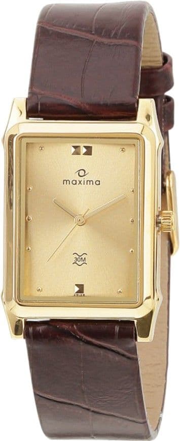 Maxima 29126LMGY Gold Analog Watch  - For Men