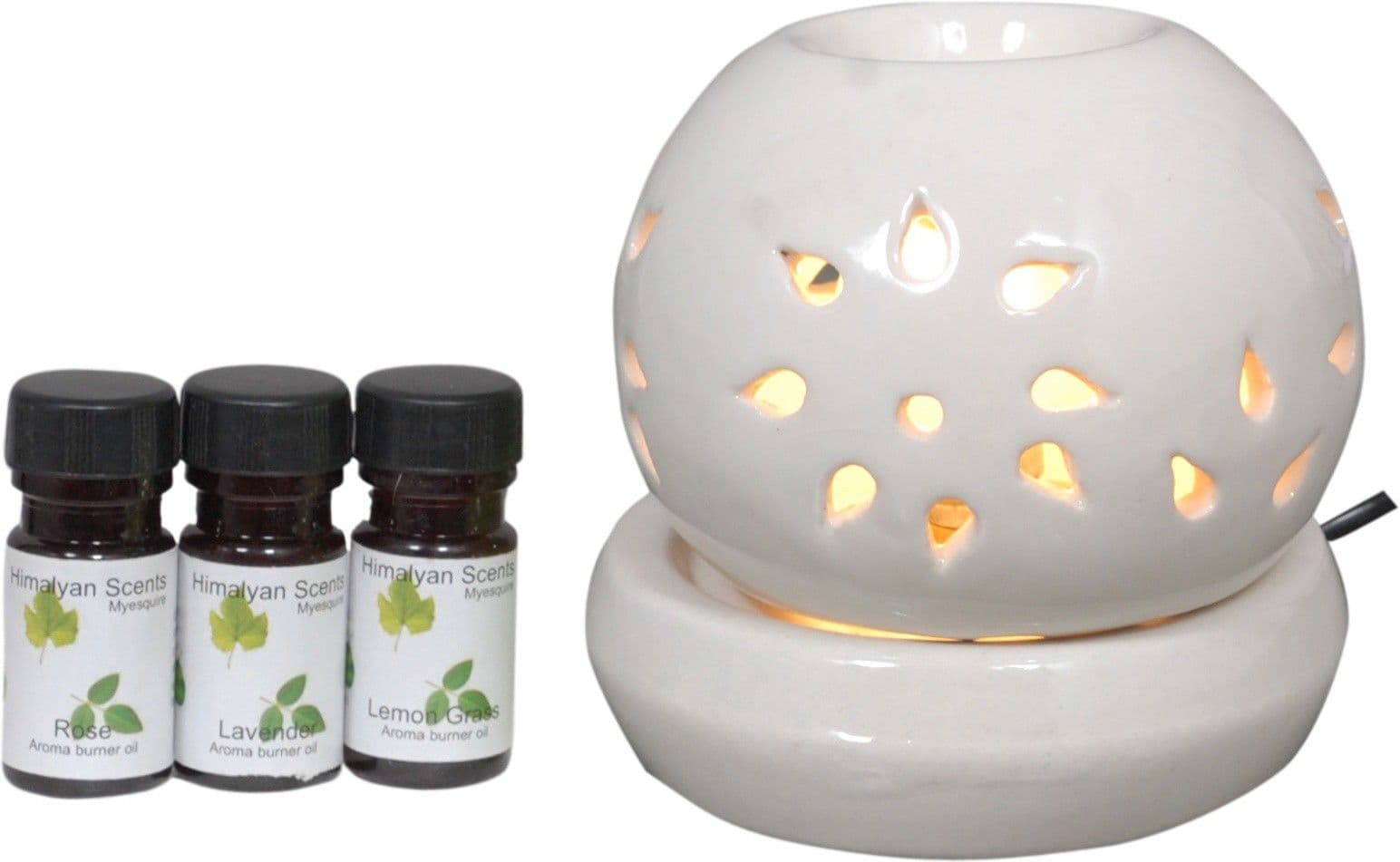 Myesquire Oval Electric Aroma Lemongrass Liquid Air Freshener