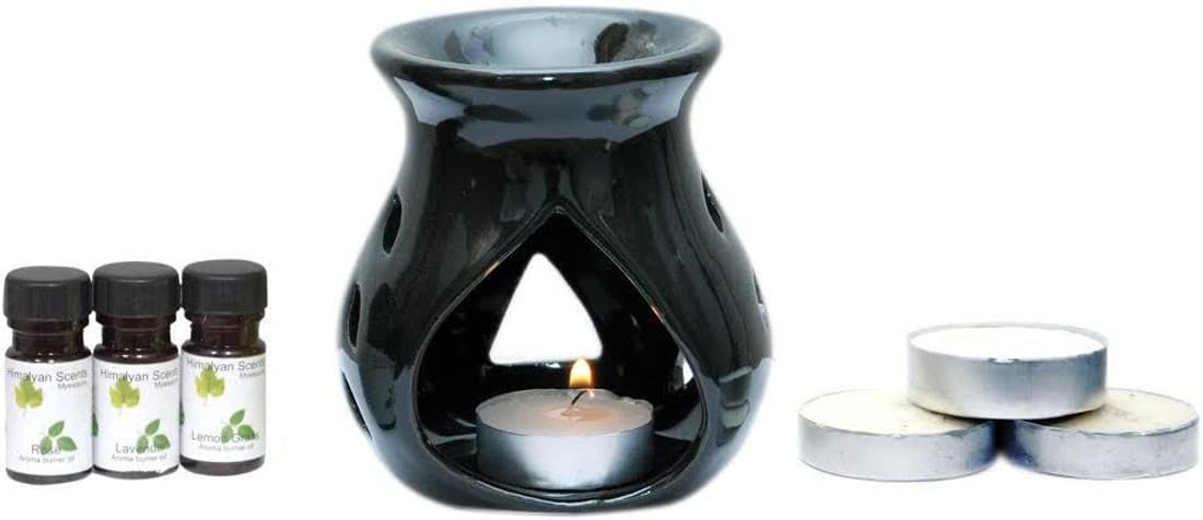 Myesquire Ceramic Burner Pot Lemongrass Liquid Air Freshener
