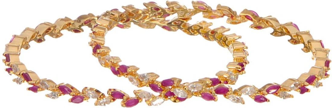 Sparkle Street Alloy Bangle Set