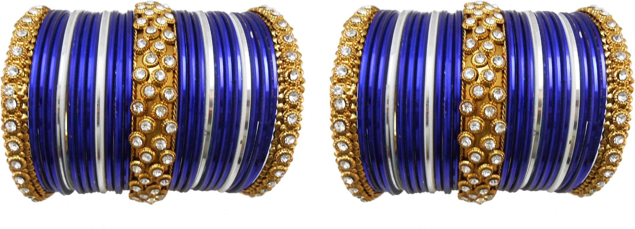 My Design Alloy 8K White Gold Bangle Set