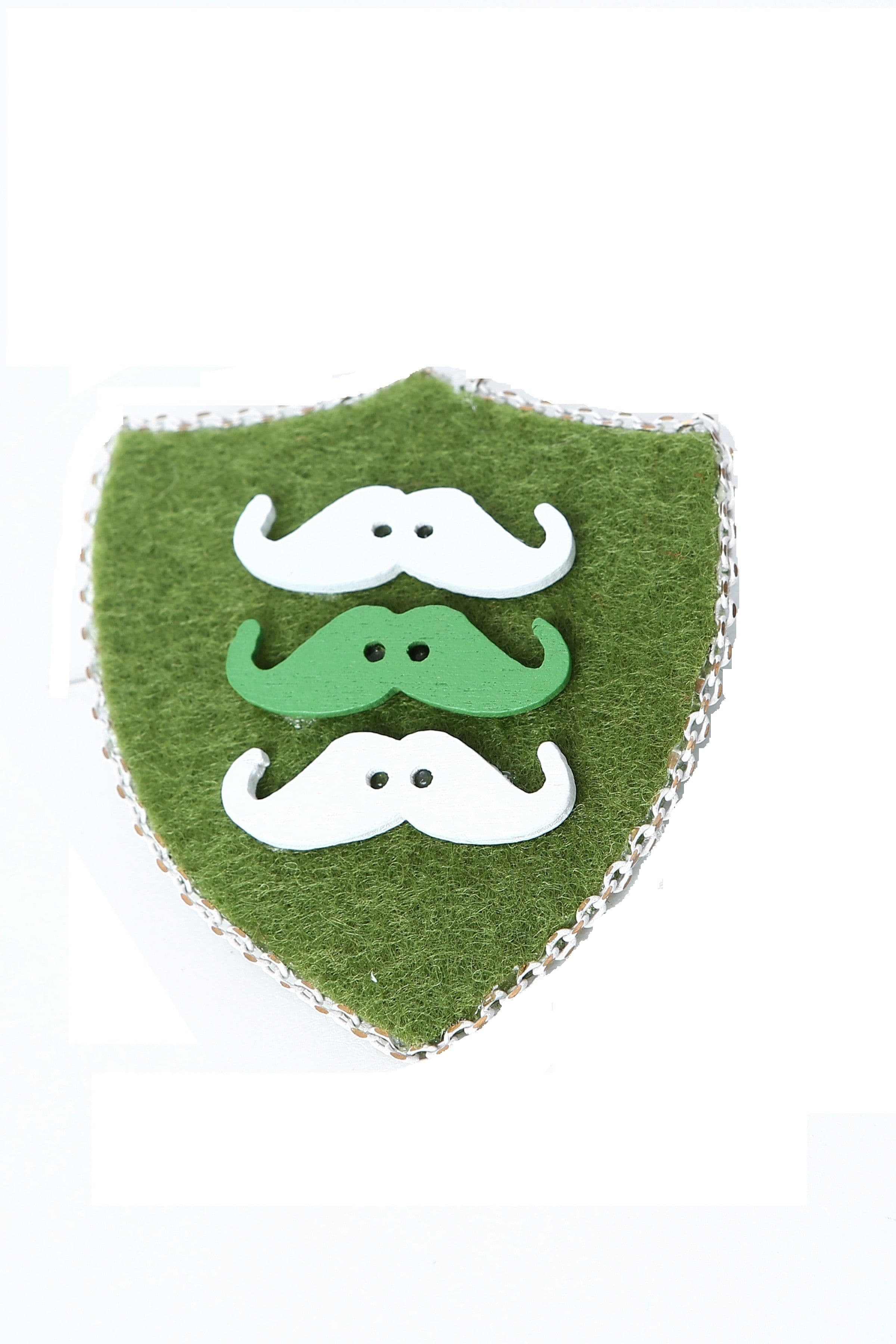 Outdazzle Designer Mustache for Men's Suit, Jackets, Shirts & Bags Lapel pin 11 Brooch
