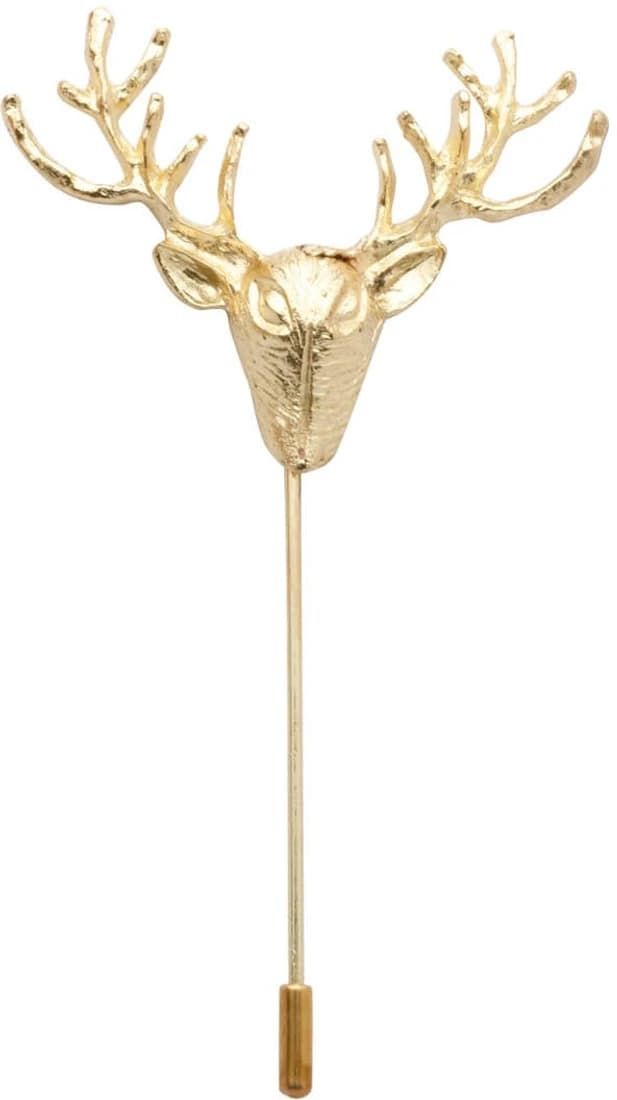 Wi Retail Golden Deer Brooch