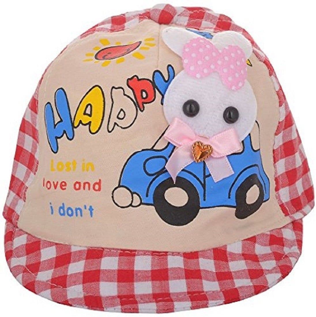 florence9 baby cap red checks Cap