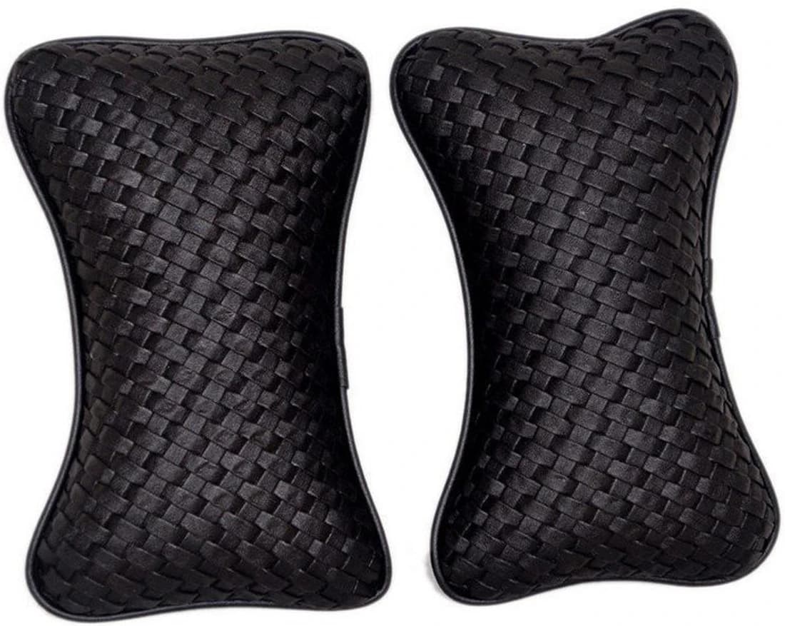 CarReflection Black Fabric Car Pillow Cushion for Maruti Suzuki