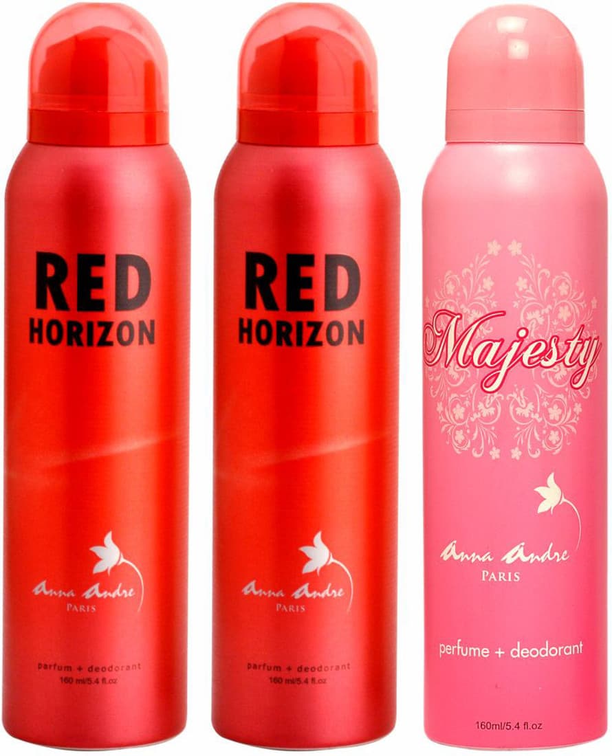 Anna Andre Paris Red Horizon & Majesty Deodorant Combo Set