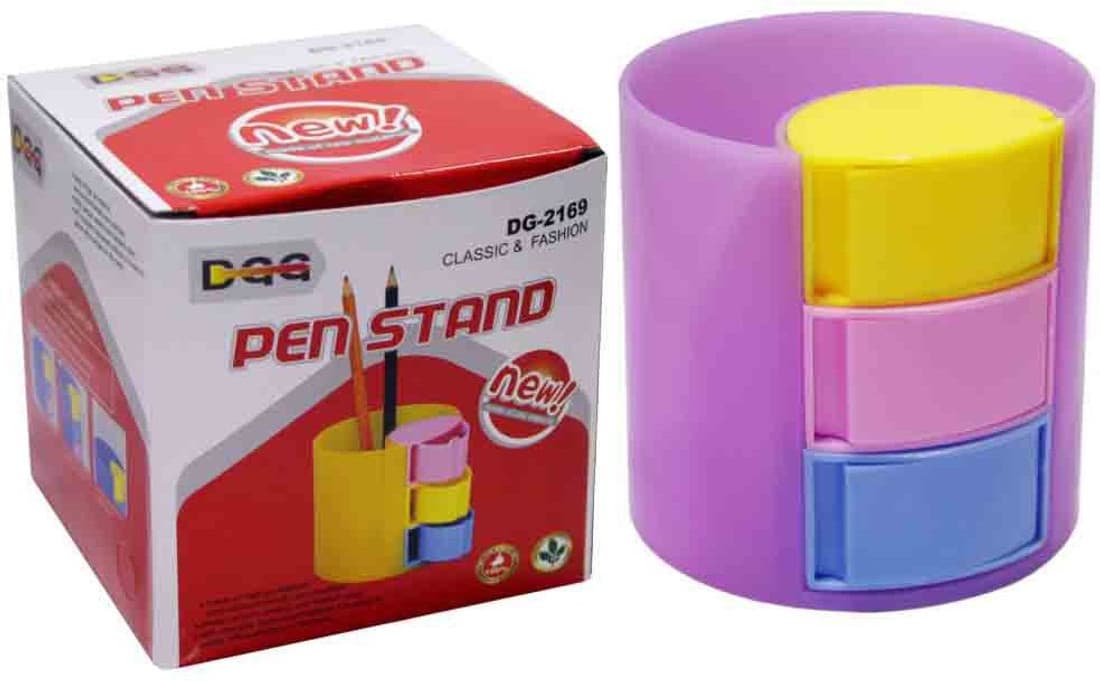 Digimac 1 Compartments Plastic Pen Stand