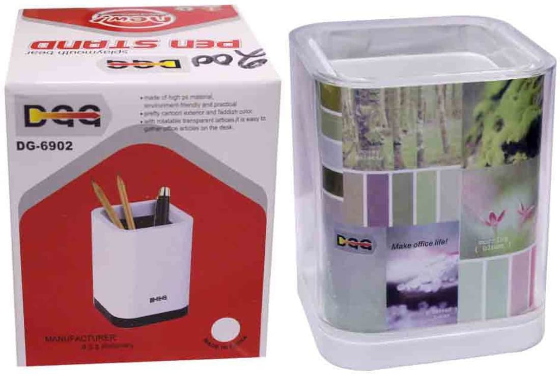 Digimac 1 Compartments Plastic Pen Stand