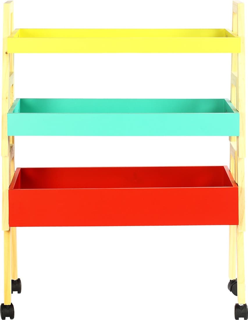 Living World by Home Stop Solid Wood Display Unit