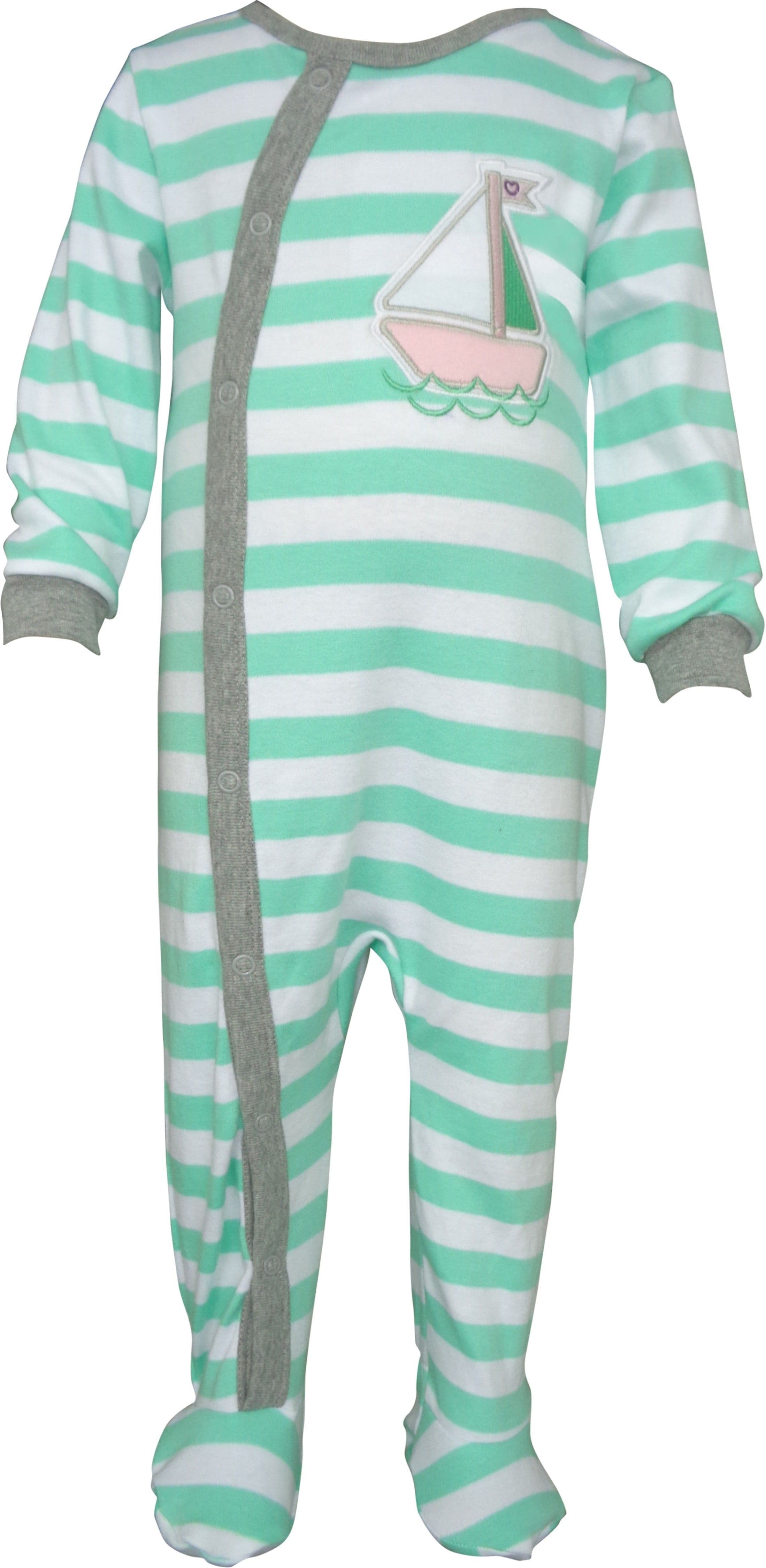 Teddy's choice Baby Boy's Green Romper