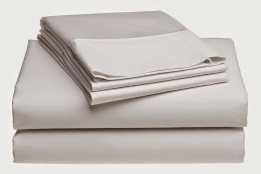 Scalabedding Cotton Solid King sized Double Bedsheet