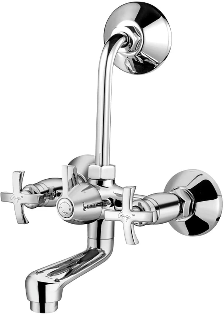 Ganga 2110 Eva Wall Mixer With Bend For Arrangement of Overhead Shower Faucet Set