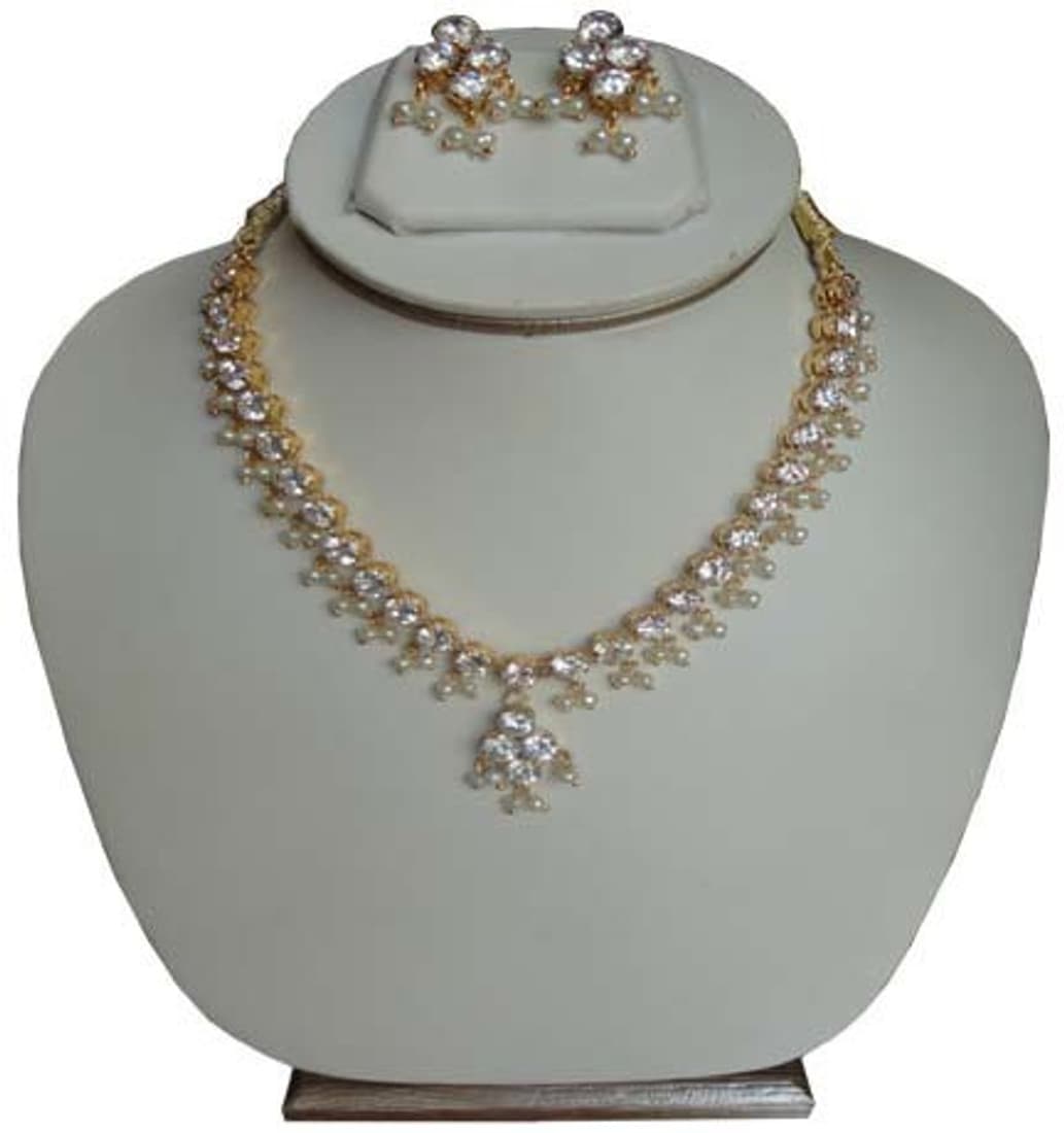 Sri Bansilal Pearls Alloy Jewel Set