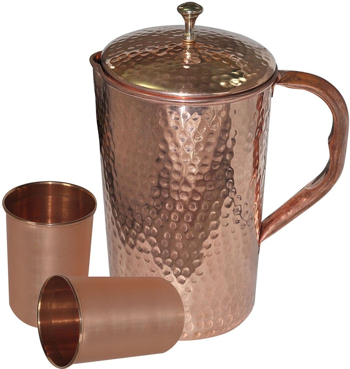 Dungri India Craft Ducjug010-ducgl012-2 Jug Glass Set