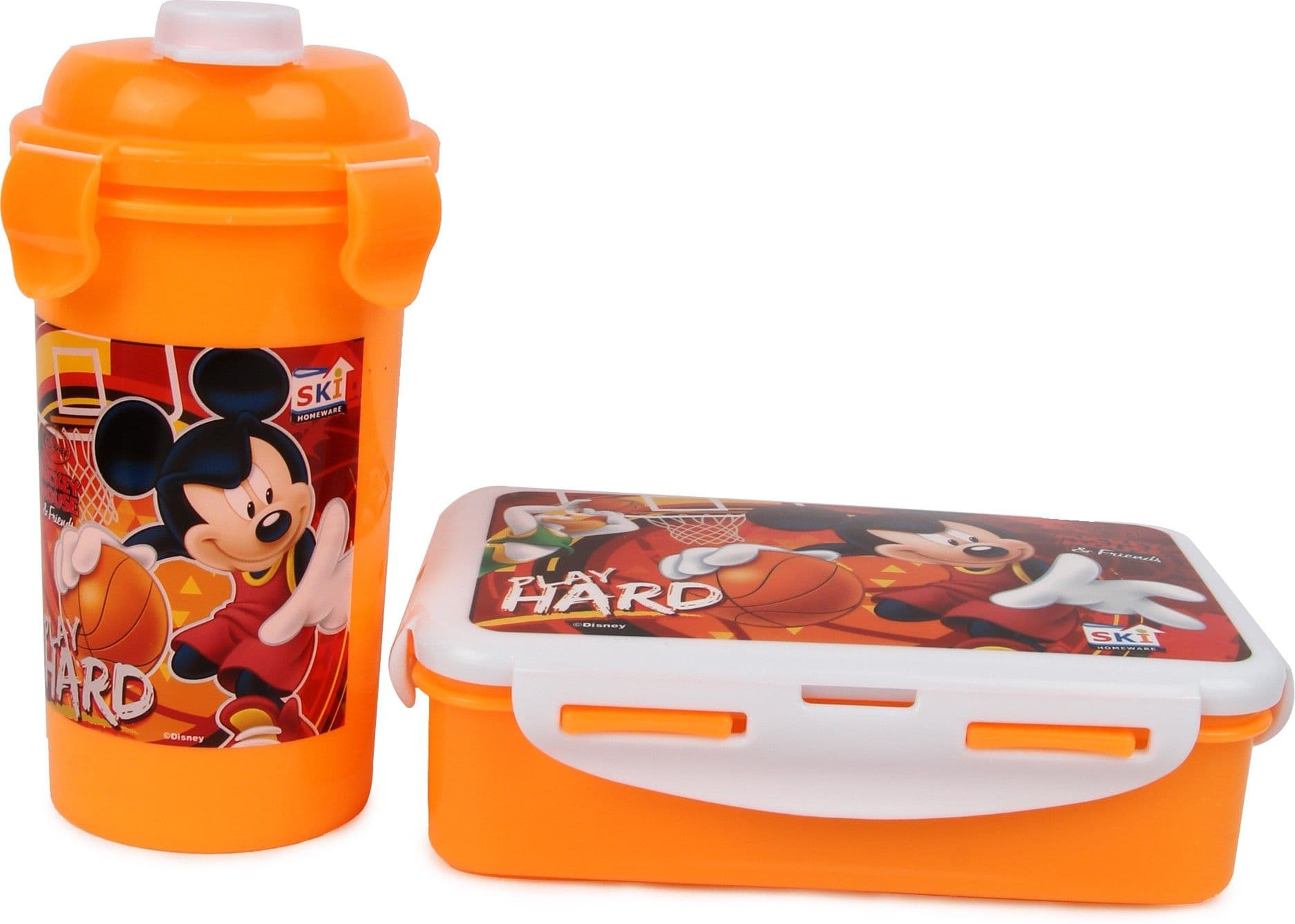 SKI LOCK SEAL GIFT SET 550 YELLOW02 2 Containers Lunch Box