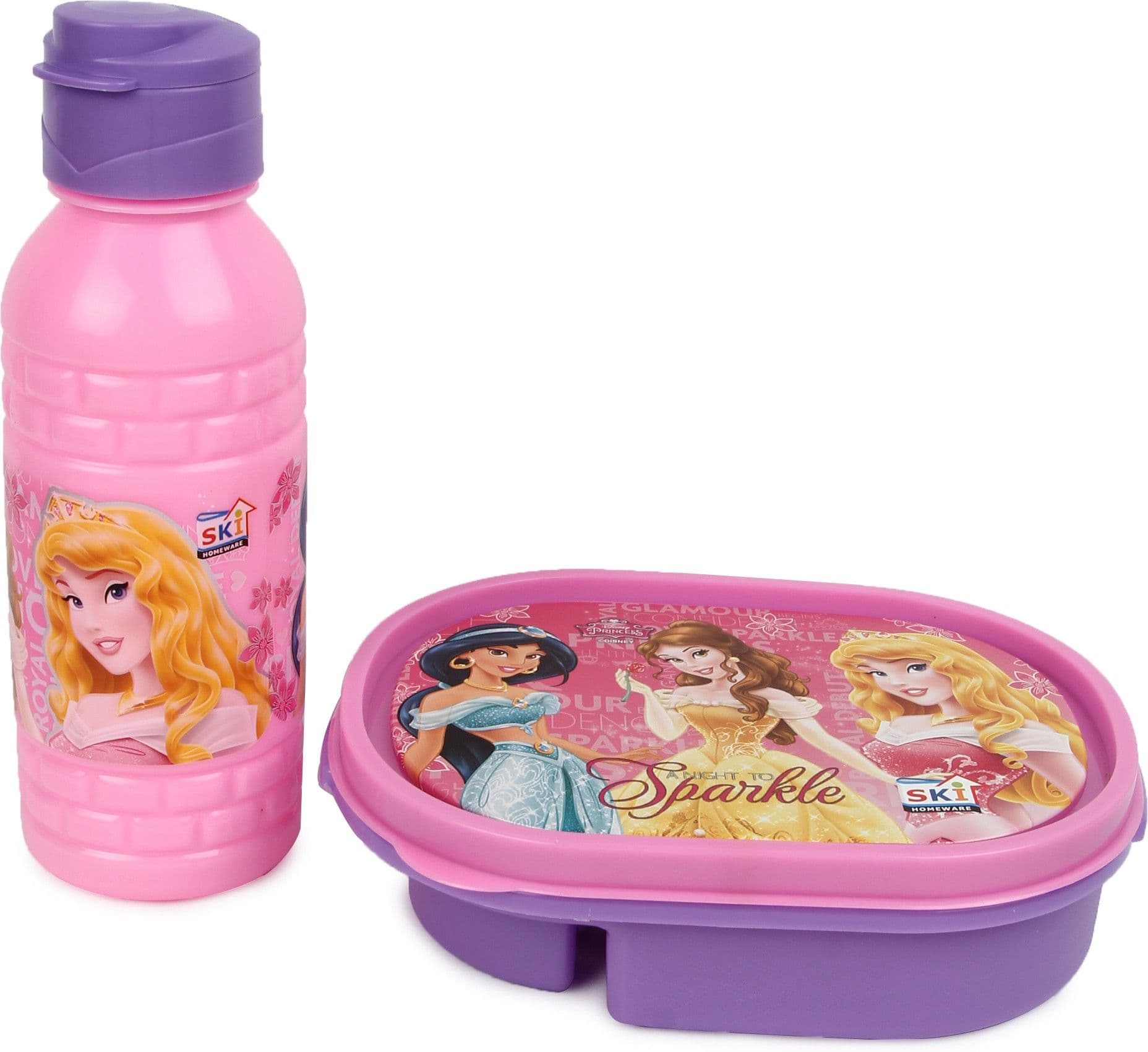 SKI WINNER GIFT SET PINK02 2 Containers Lunch Box