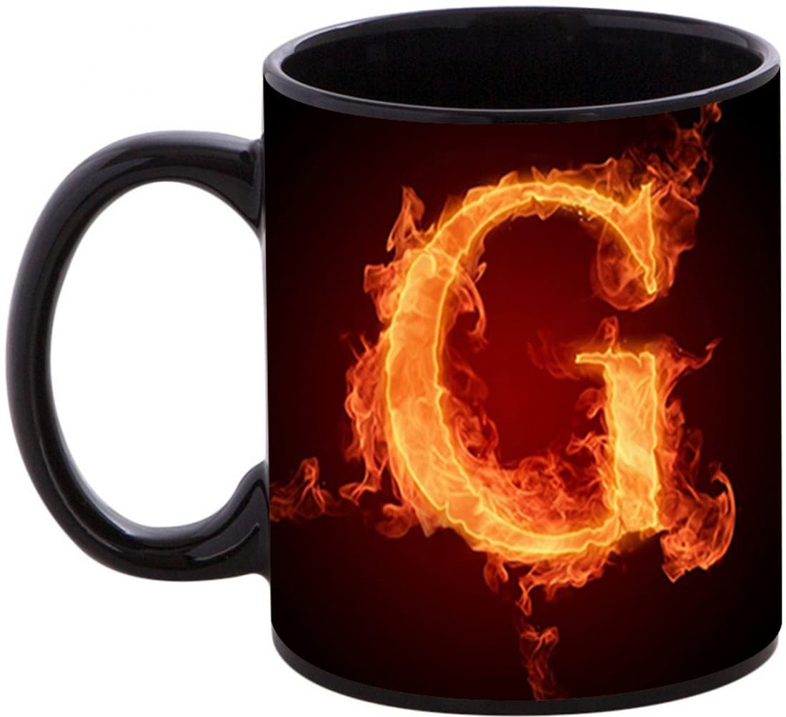 Shopmania Happy Birthday Gift For Starting Letter G Ceramic Mug