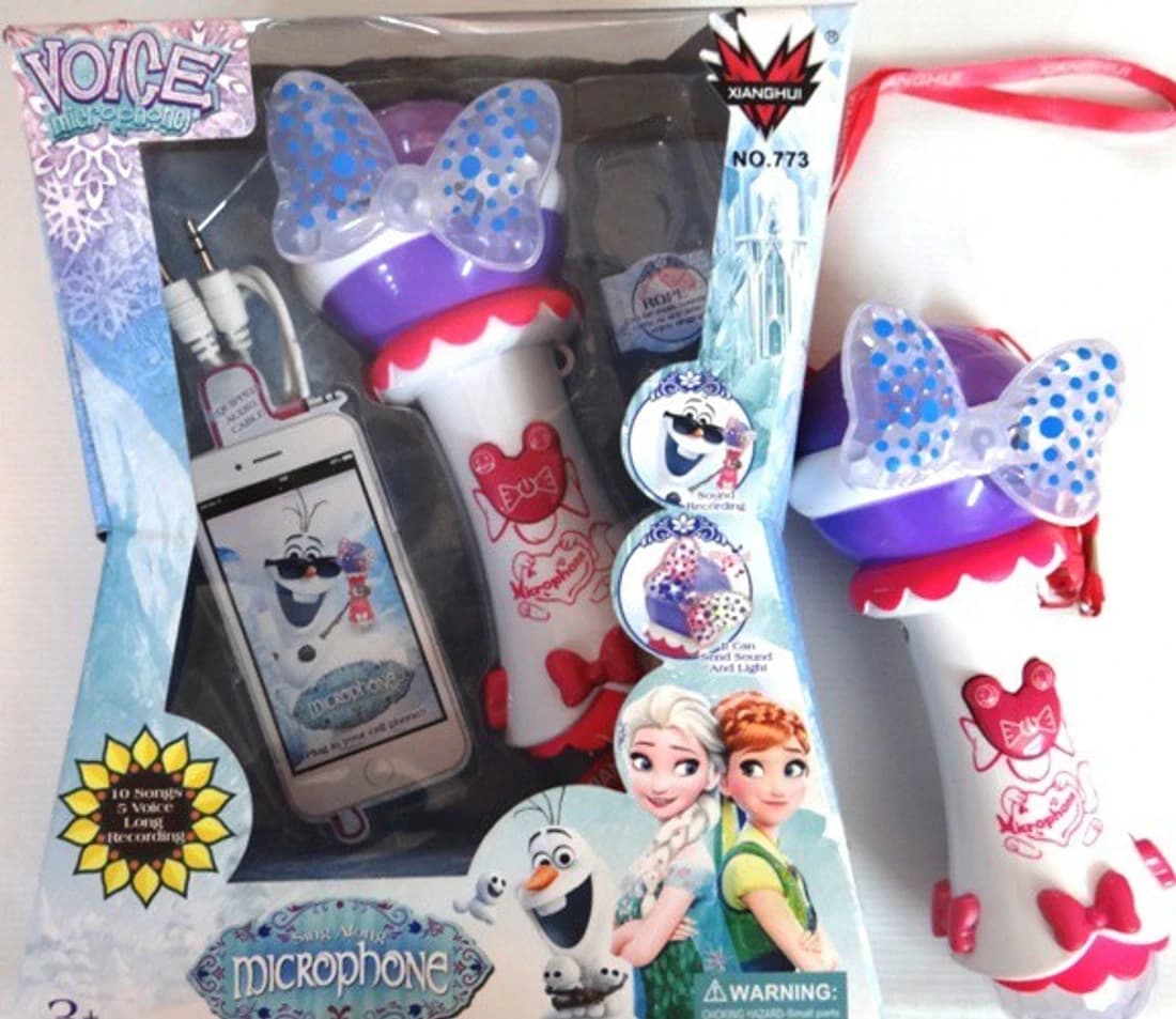 GoMerryKids Frozen MP3 Sing Along Voice MIC Kids