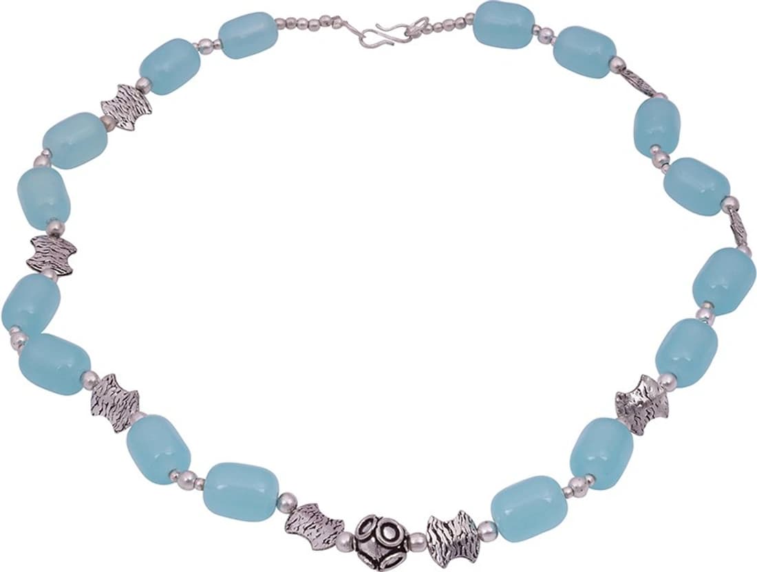 Gemstone Pioneer Brass Necklace