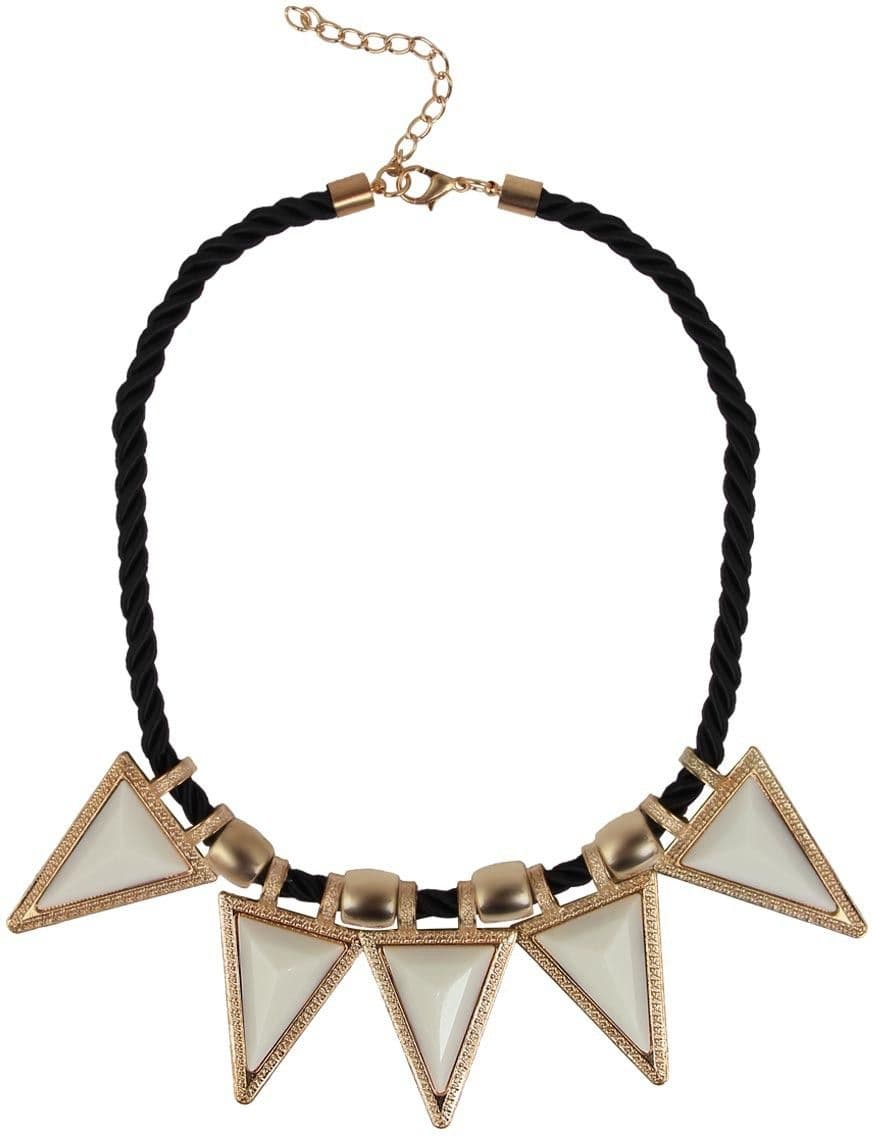 Jewelizer Statement Yellow Gold Plated Alloy Necklace