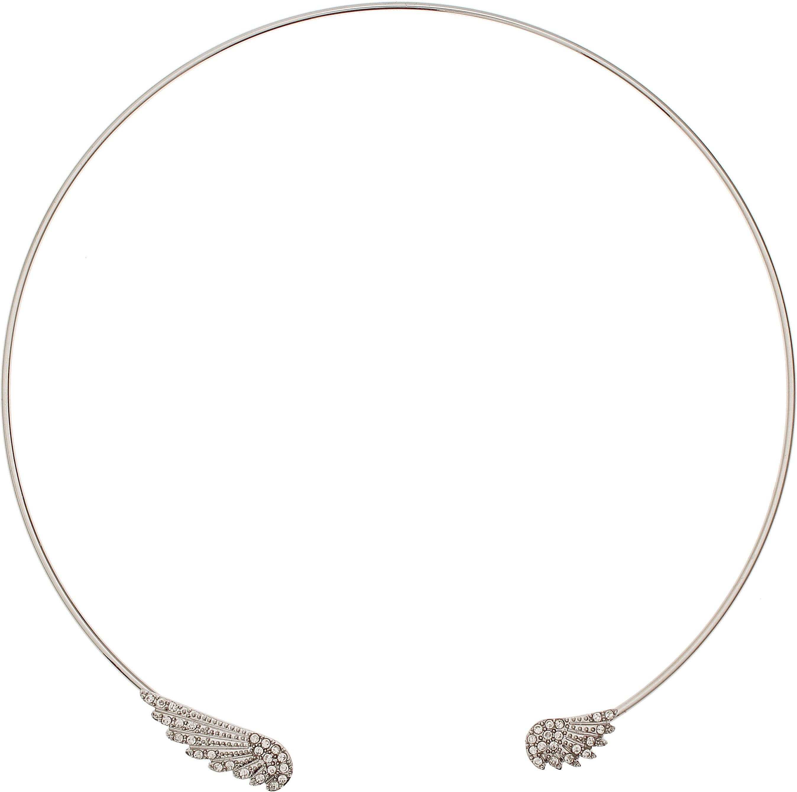 Jewel Touch Angel Wings Shape Design Collar Alloy Choker