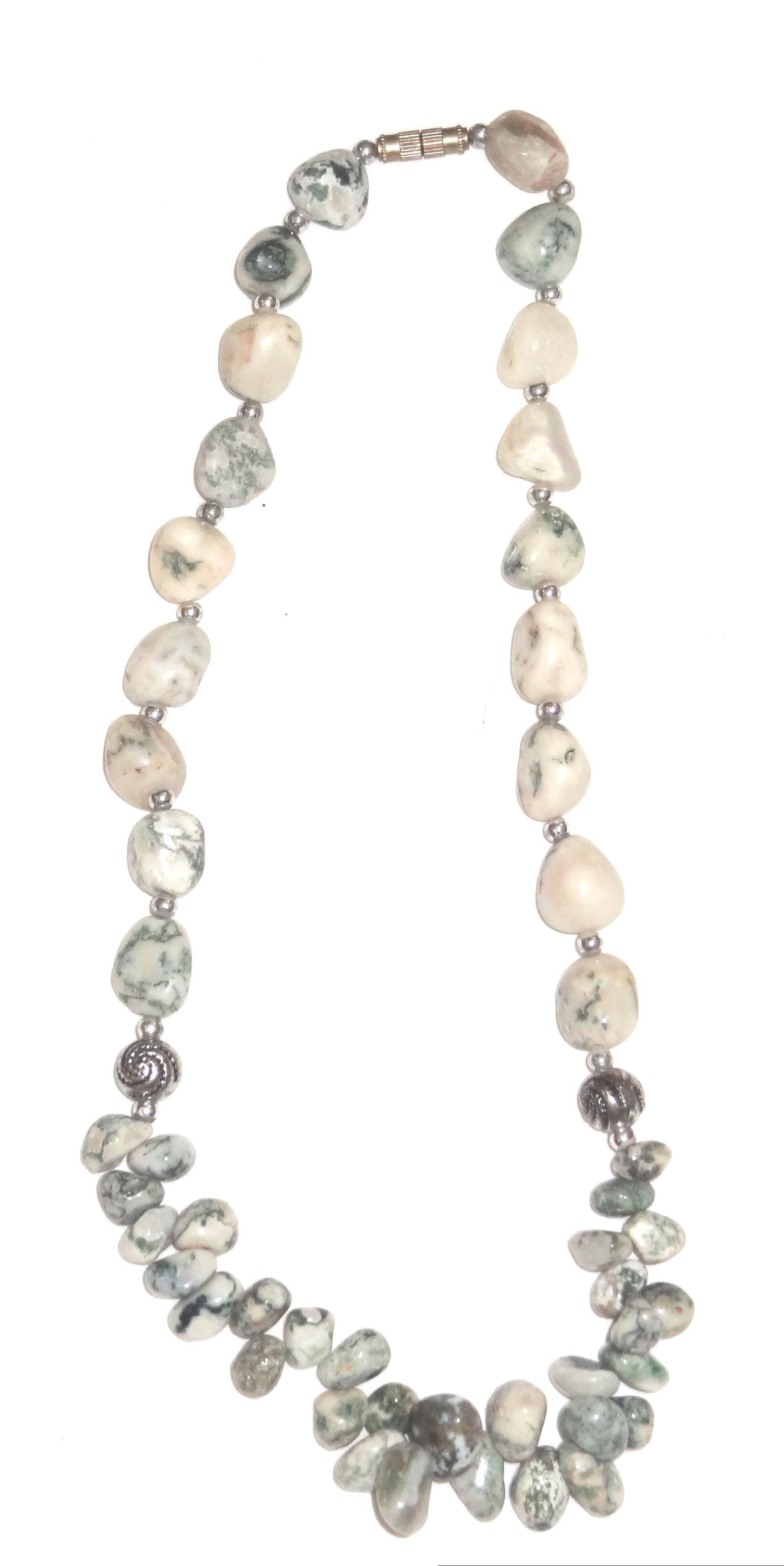 Hand to Hearts Stone Necklace