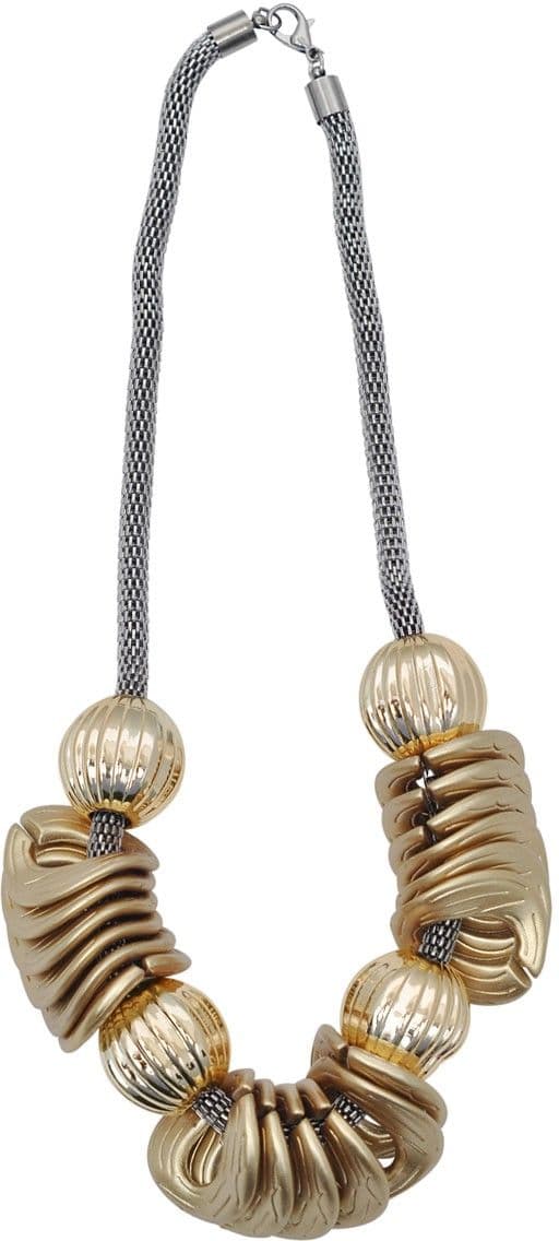 Hawai Rings Fashion Jewellery (Golden) Alloy Necklace