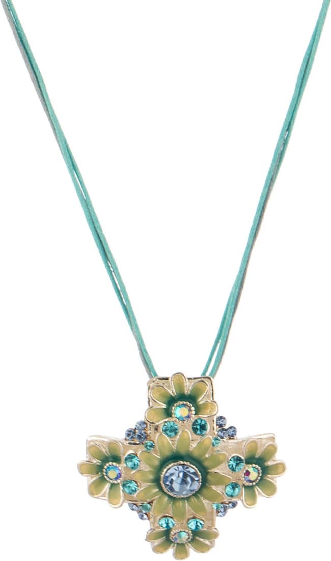 Voylla Crystal Silver Plated Alloy Necklace
