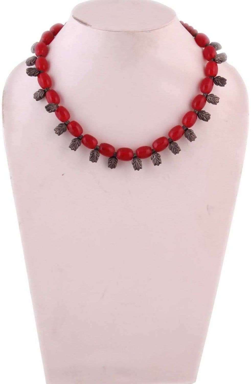 Indian Charm Beads Glass Necklace