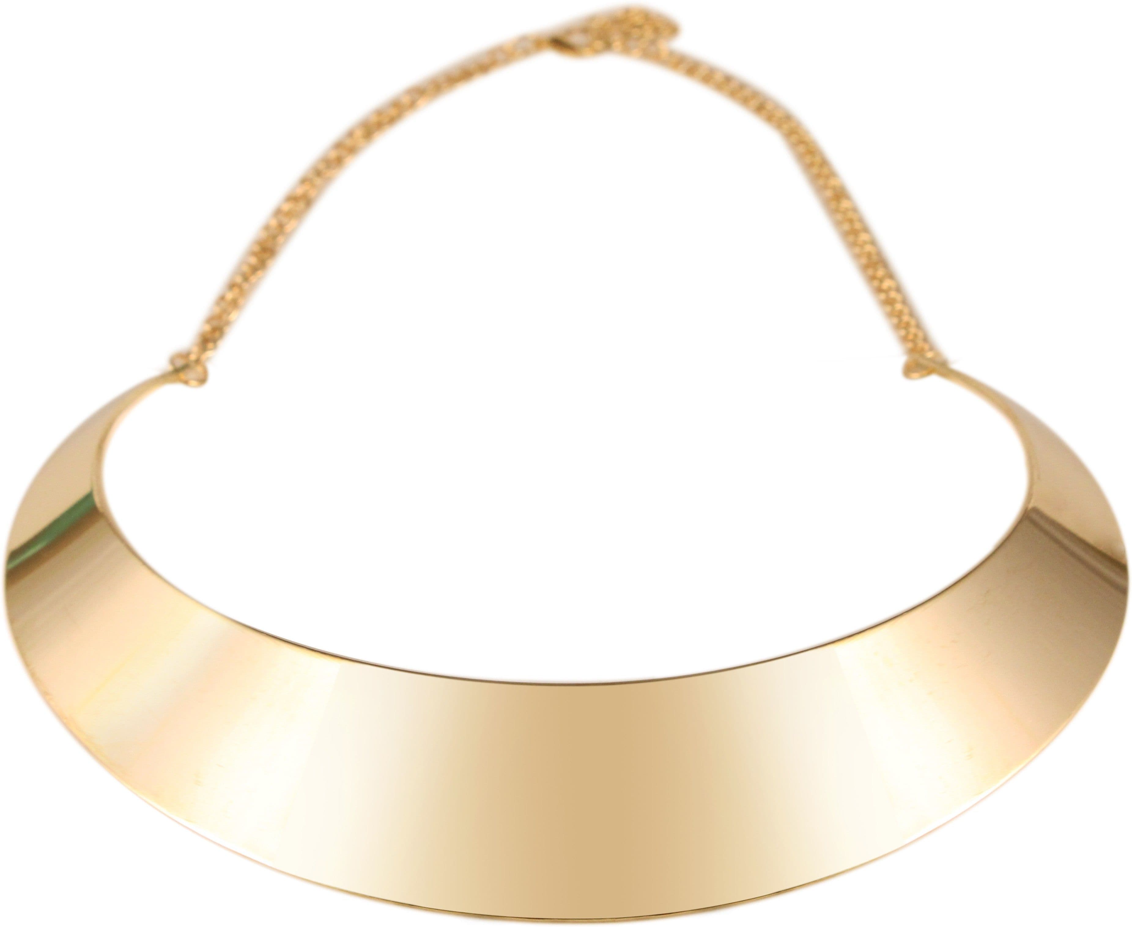 Dhrohar Trendy Gold Tone Collar Yellow Gold Plated Alloy Choker