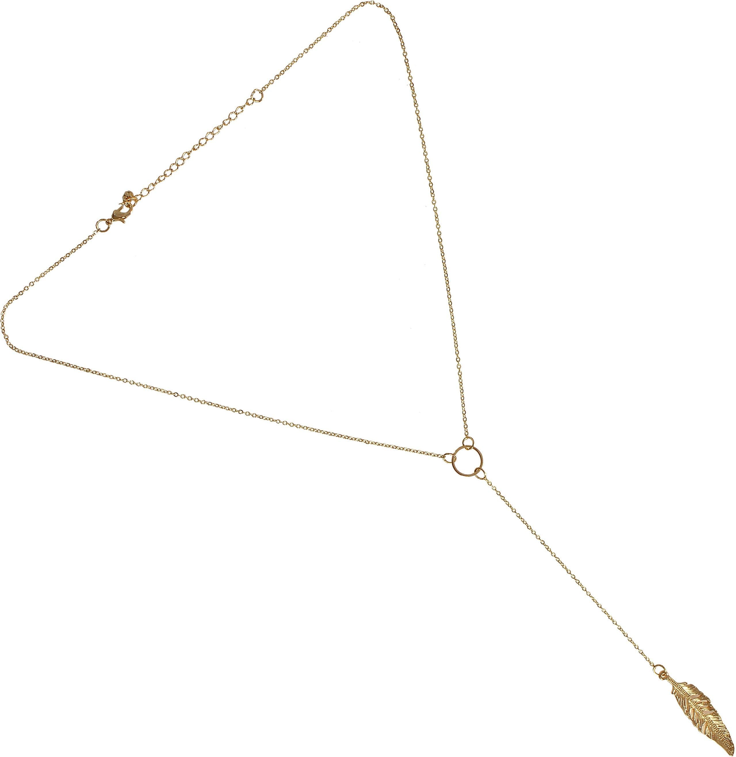 Gurjari Yellow Gold Plated Brass Necklace