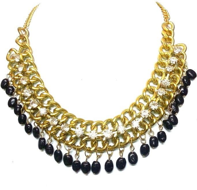 Flirtchick Yellow Gold Plated Alloy Necklace