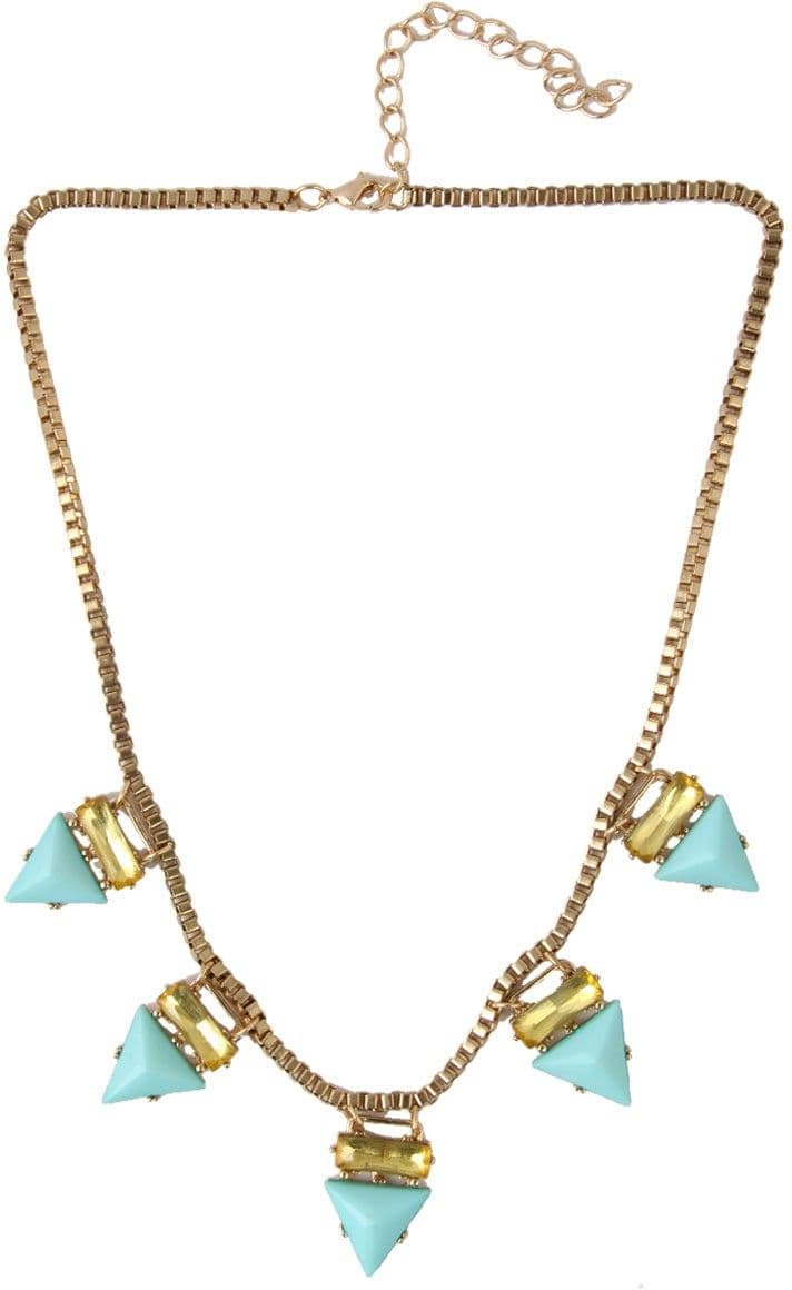 Jewelizer Bohemian Yellow Gold Plated Alloy Necklace