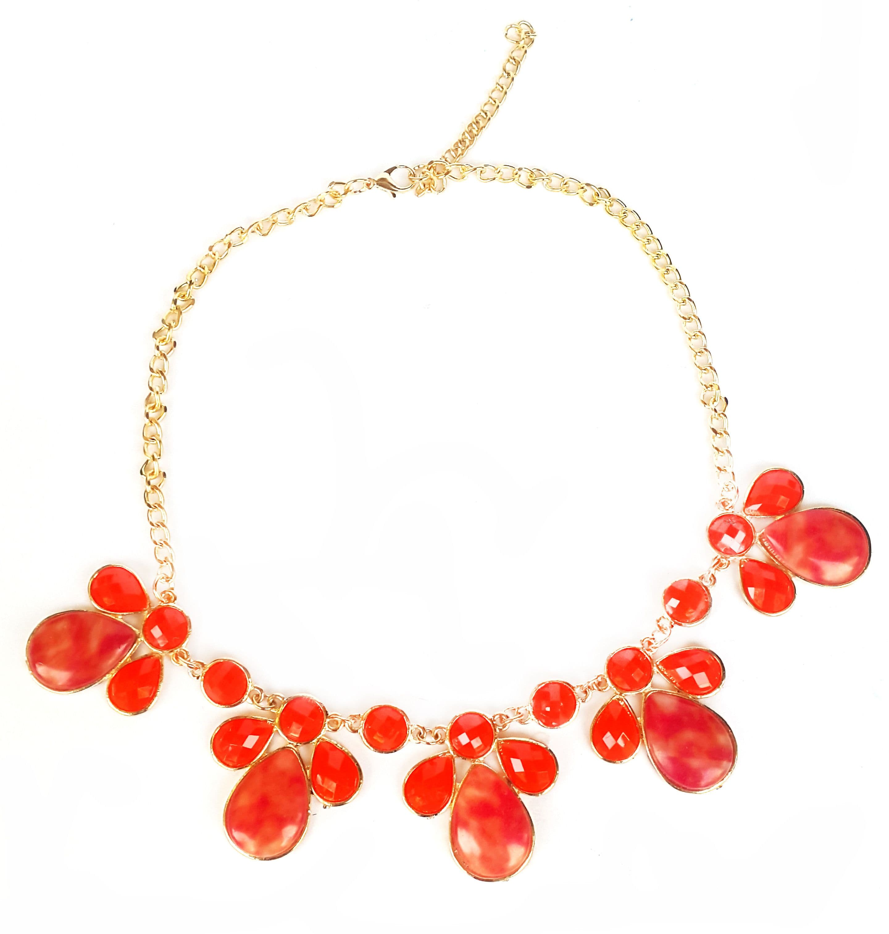 Estella Fashion Alloy, Acrylic Necklace