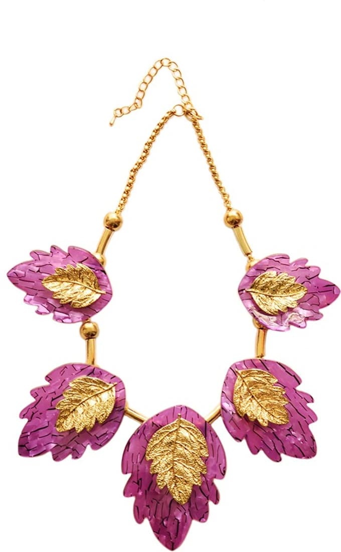 Golden Petals Alloy Choker