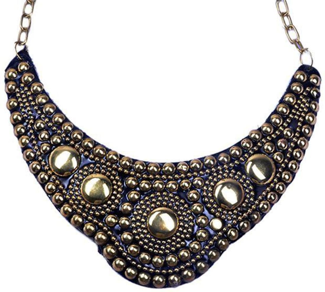 Jewel Touch Dark Tribal Alloy Necklace