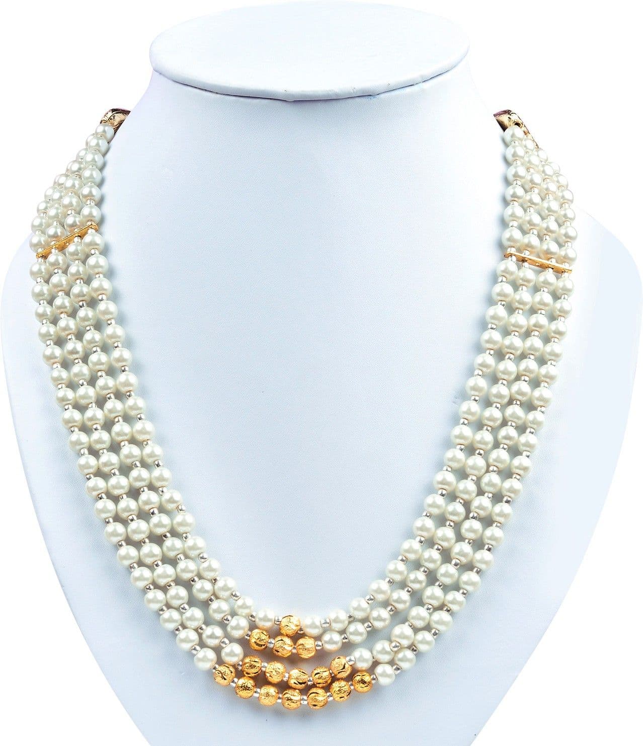 Jewelina Gems Brass Necklace