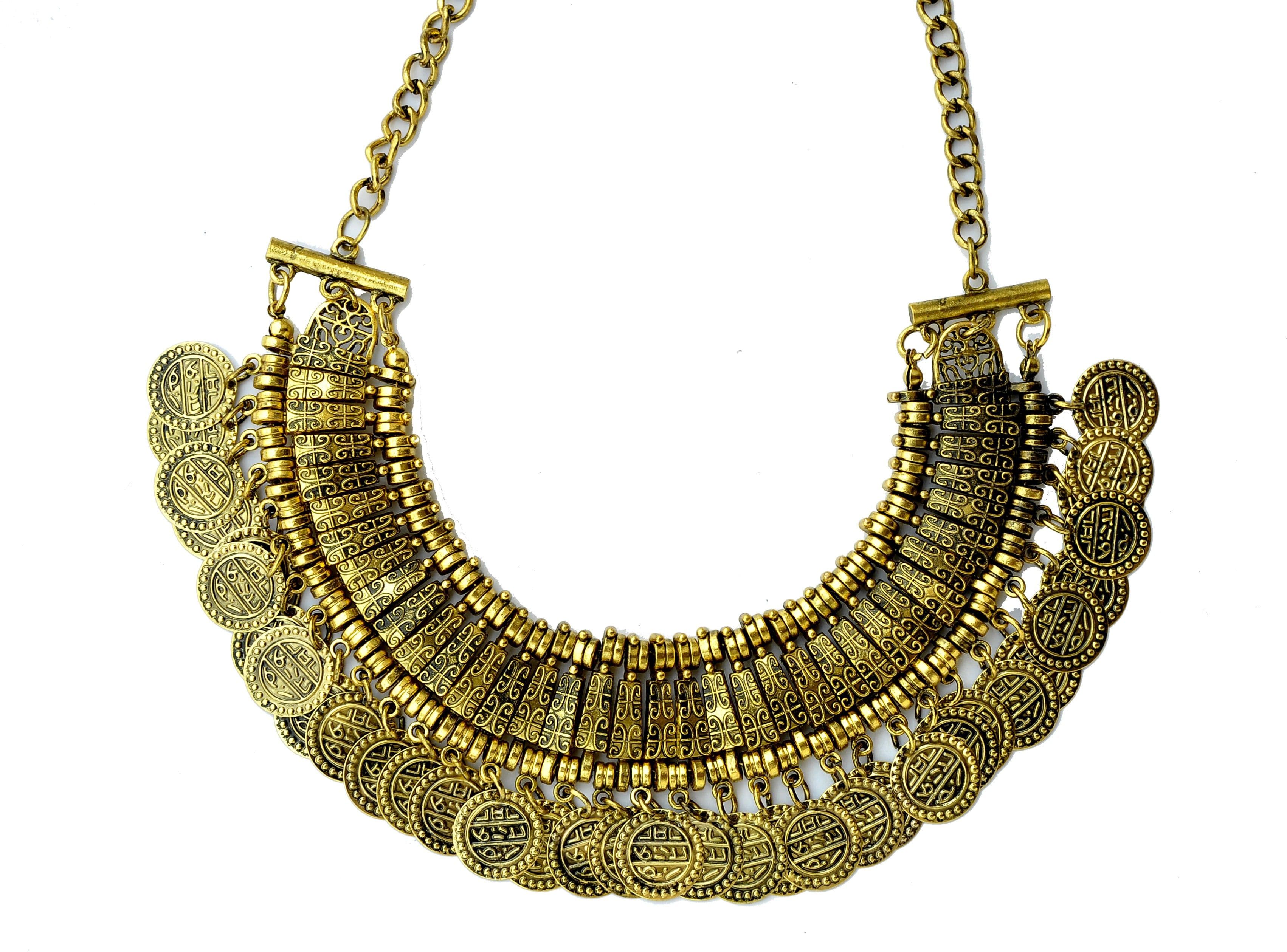 Itz About U Coin Drops Alloy Necklace
