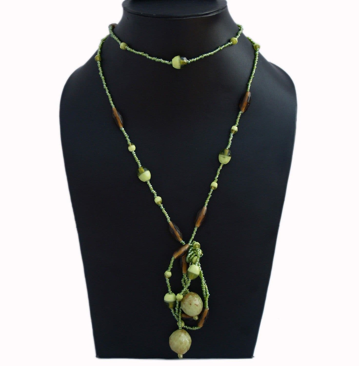 VR Designers Glass Necklace