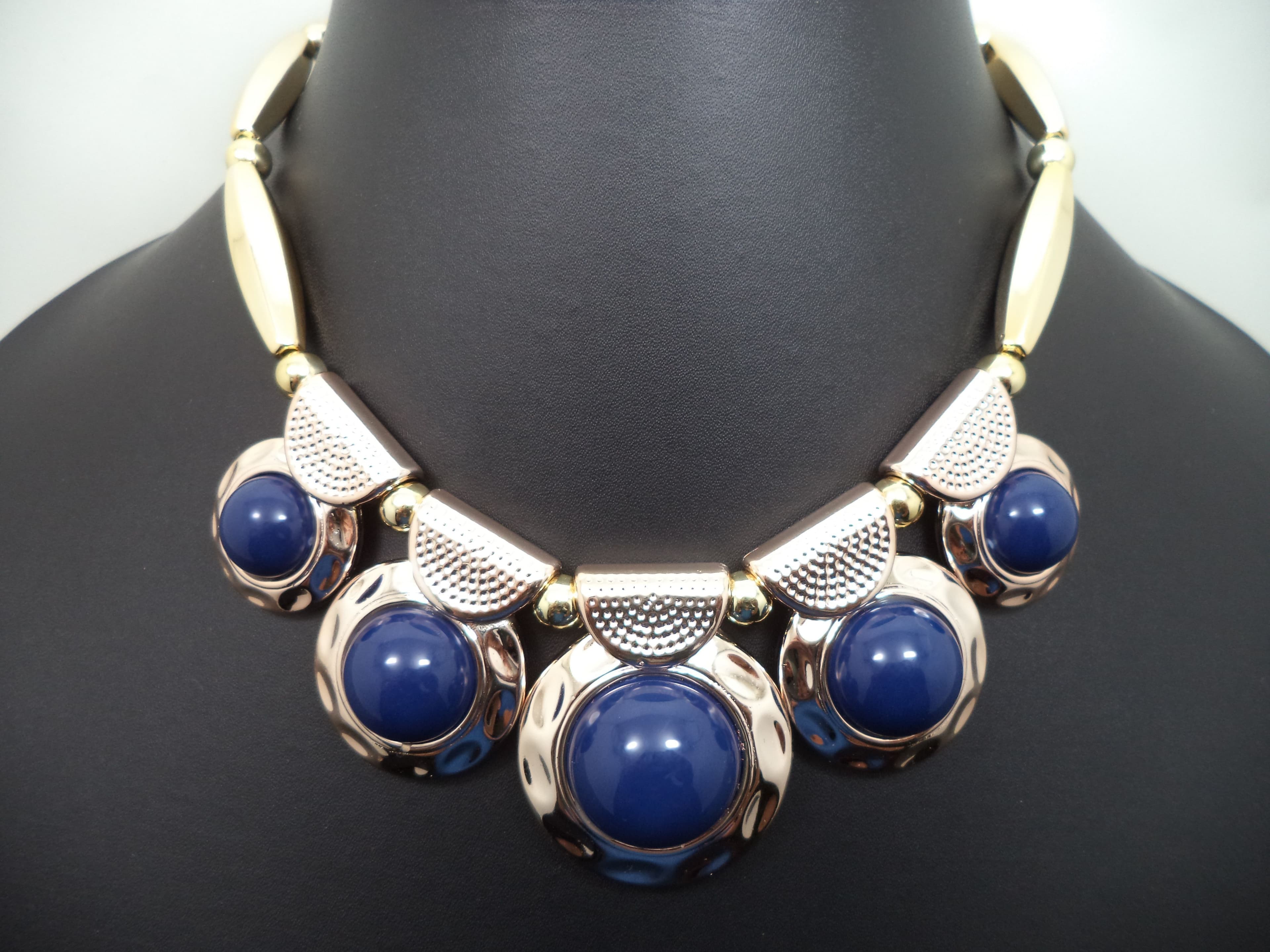 Gia Yellow Gold Plated Metal, Alloy Necklace