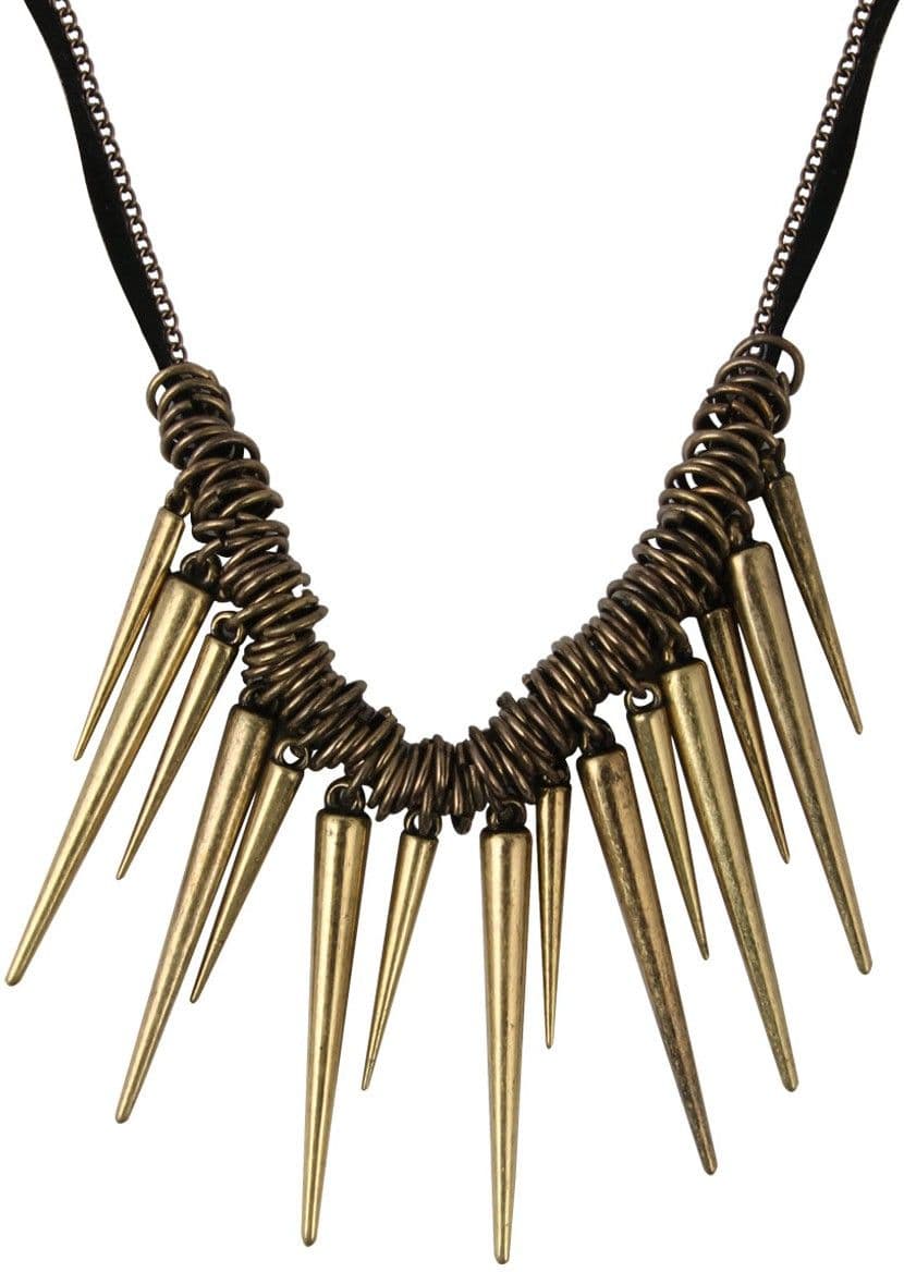 Jewelizer Bohemian Yellow Gold Plated Alloy Necklace