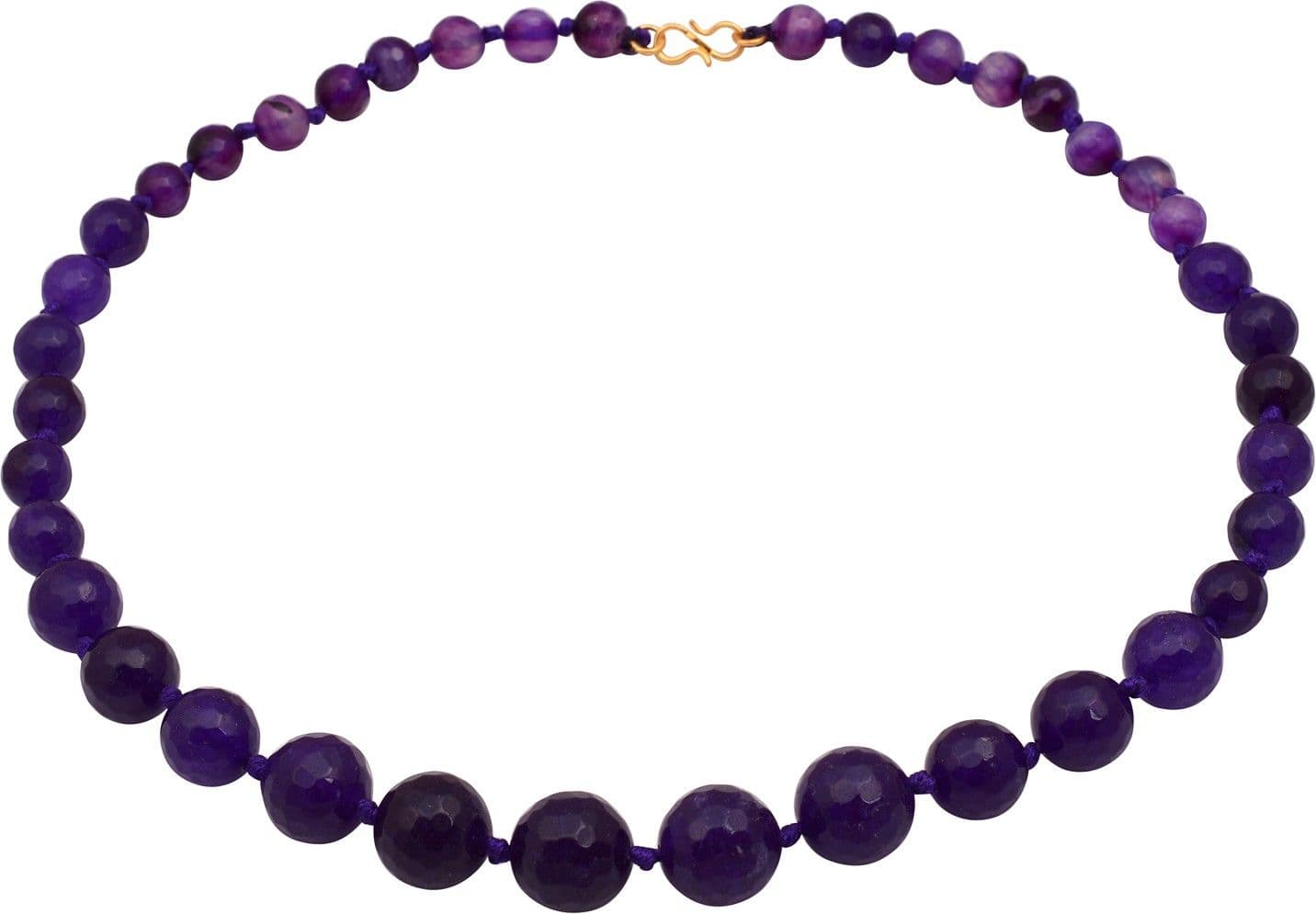 Jewelina Gems Brass Necklace