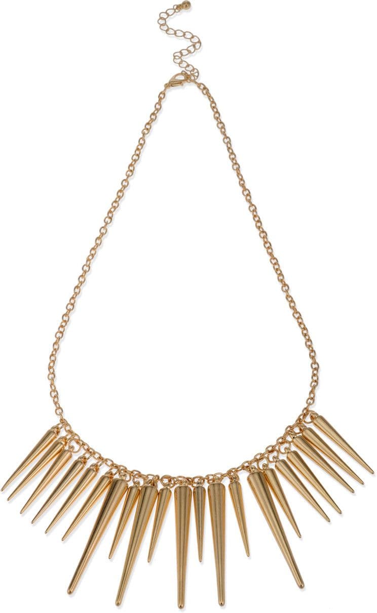 Fayon Golden chic spikes Alloy Necklace