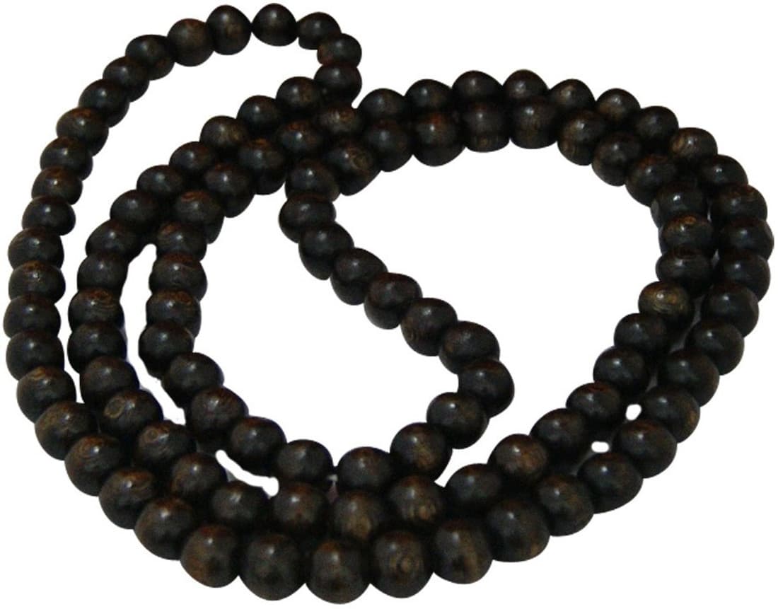 Aaradhi Divya Mantra Hematite Guru Bead Meditation Mala Stone Necklace