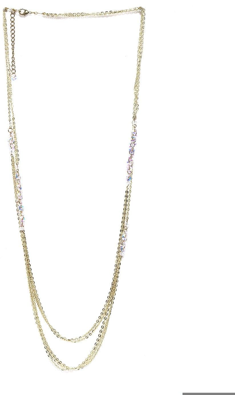 DressBerry Enamel Plated Metal Necklace