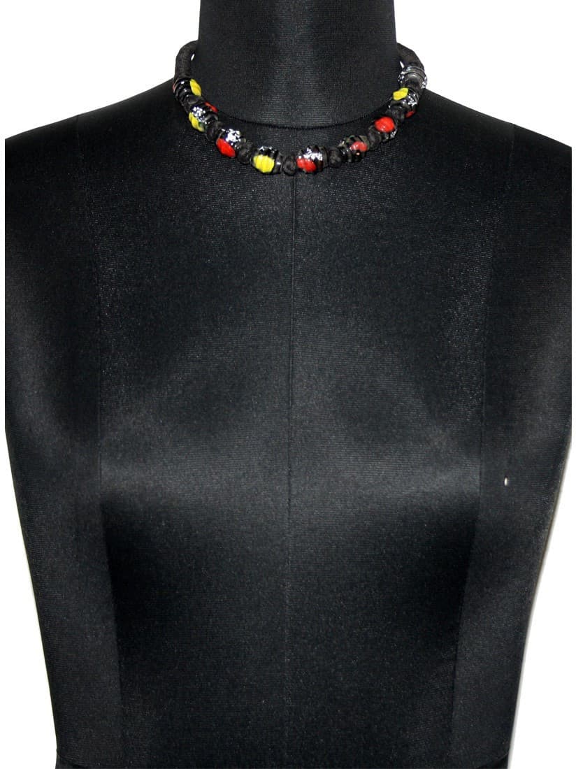 ETTI ESJ72_MULTI Glass Necklace