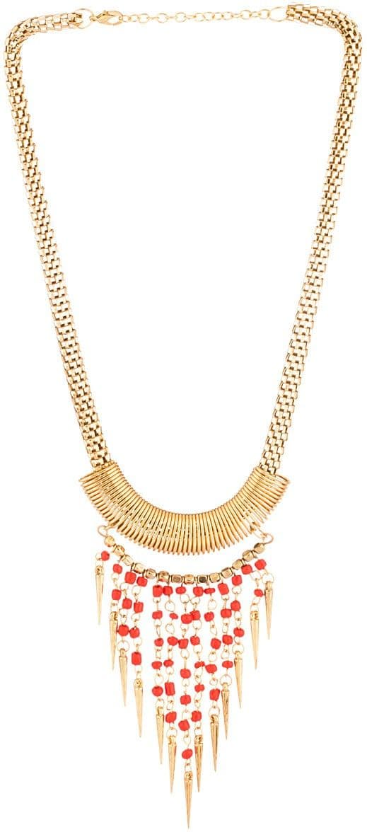 Voylla Artifictial Yellow Gold Plated Alloy Necklace